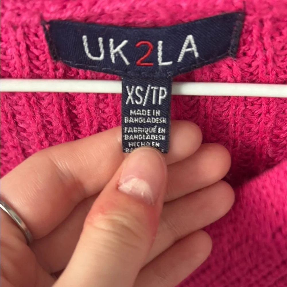 Pink Knit Sweater - Picture 3 of 4